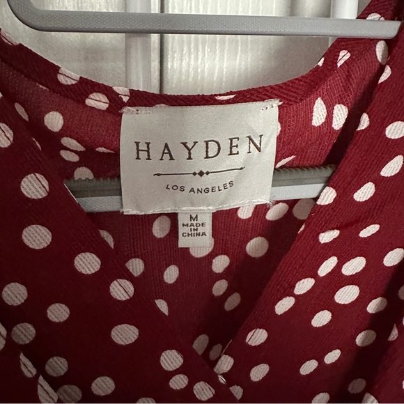 Red Polka Dot Mini Dress - Picture 3 of 8